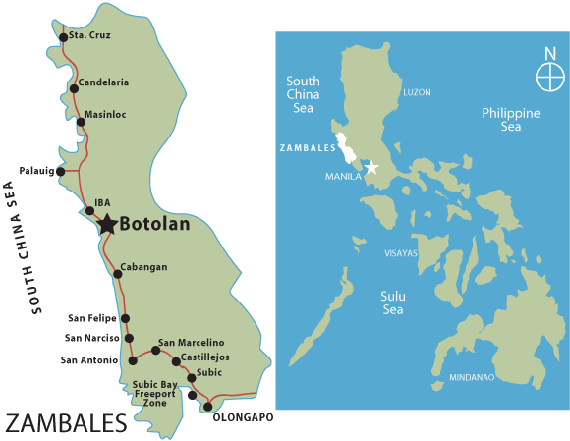 Map Zambales